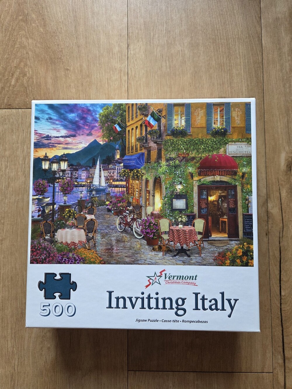 Vermont Christmas Co. 500 Piece Puzzle - Inviting Italy